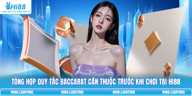 Luật Chơi Baccarat Cơ Bản Chuẩn 100% Cho Người Mới Chơi 4 Tổng hợp quy tắc Baccarat cần thuộc trước khi chơi tại HI88