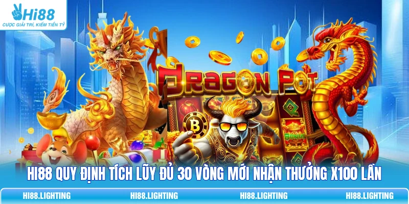 Max Bet Trong Nổ Hũ Là Gì Và Cách Hoạt Động Như Thế Nào? 3 HI88 quy định tích lũy đủ 30 vòng mới nhận thưởng x100 lần